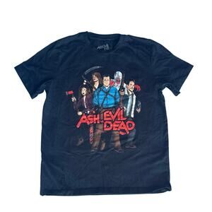 Ash vs Evil Dead T-Shirt Unisex Small Black 2013 Cast Graphic Horror Tee